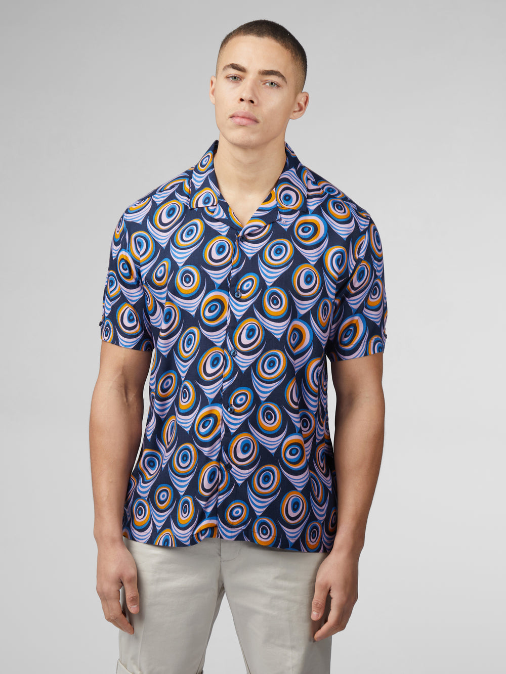 Chemises Ben Sherman B by Ben Sherman Psychedelic Print Violette | IAW-10944879